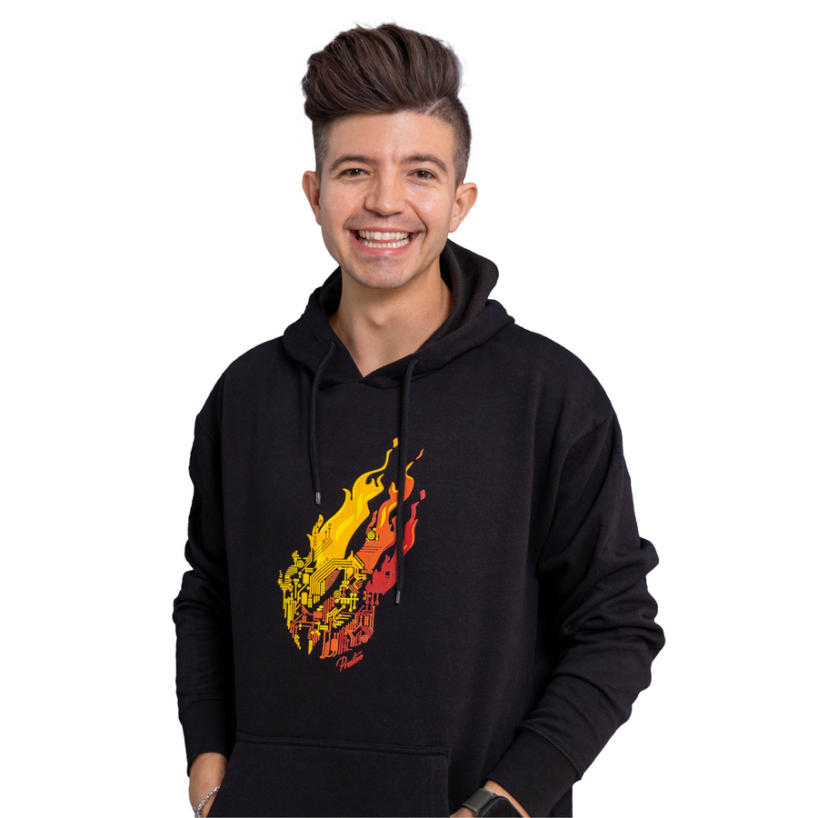 Circuit Flame Hoodie