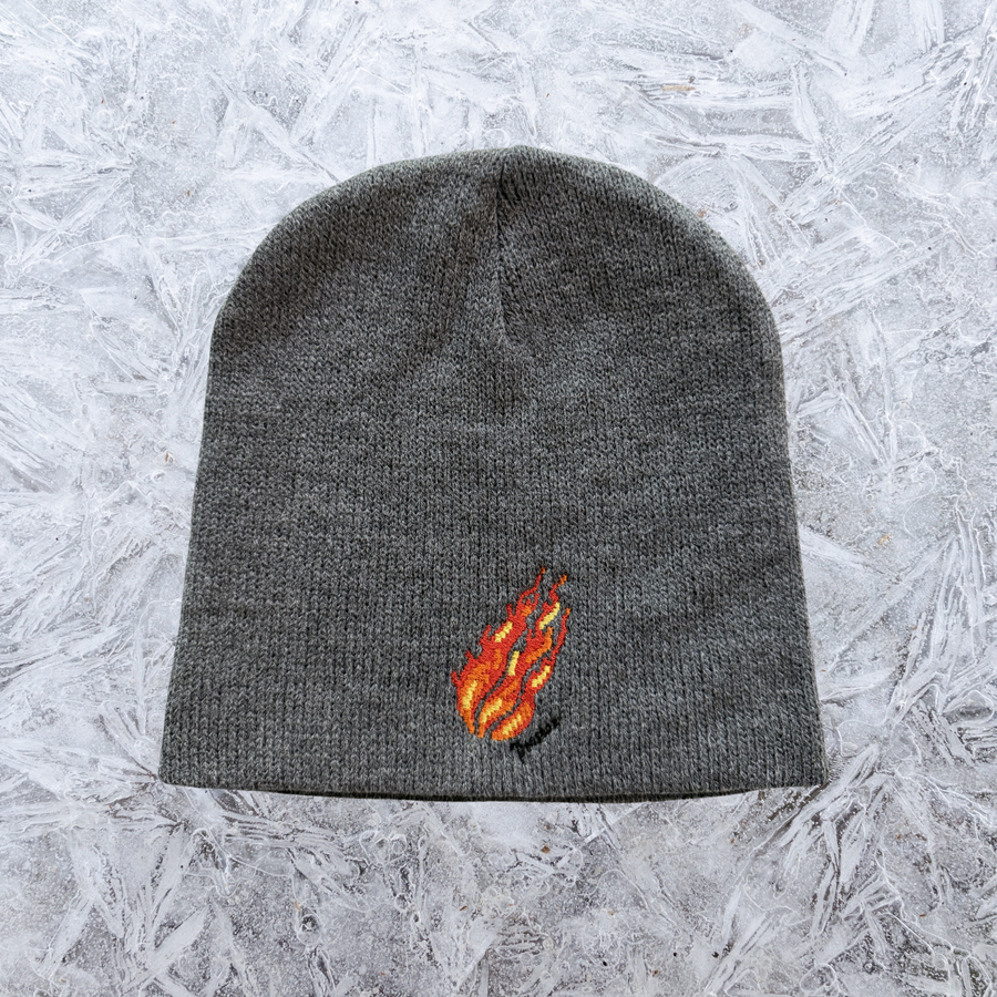 Pixel Flame Beanie