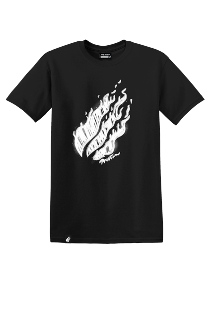 Black Chalk Flame T-Shirt
