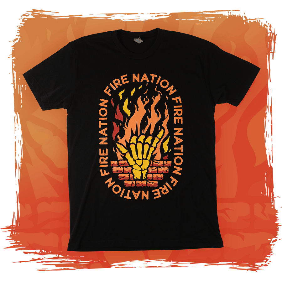 Fire Nation Skelly Tee - Fire Merch