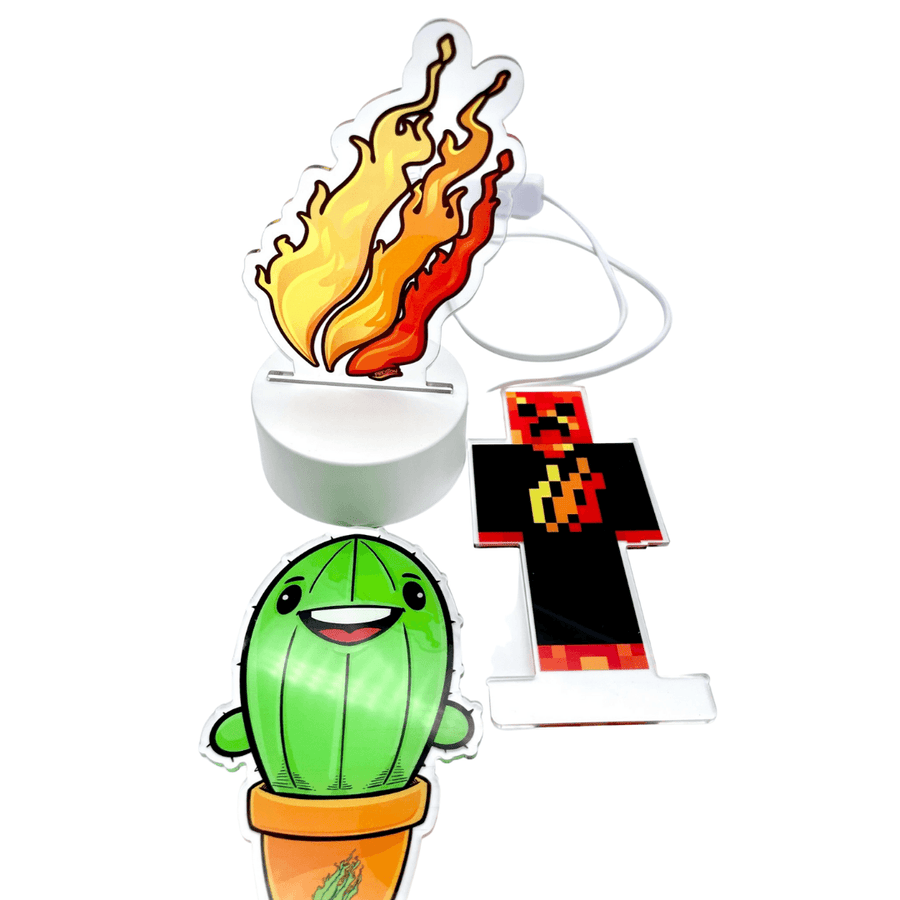 Preston's 3-Pack Night Light - Fire Merch